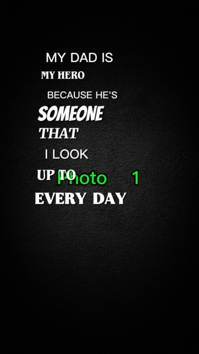 daddy is my hero