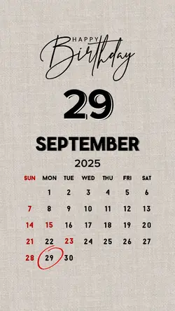 birthday 29september
