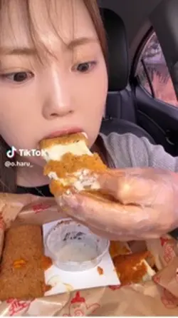 오하루님 치즈스틱 먹방 나눔❤️