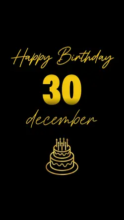 Birthday December 30