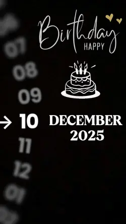 BIRTHDAY 10 DECEMBER