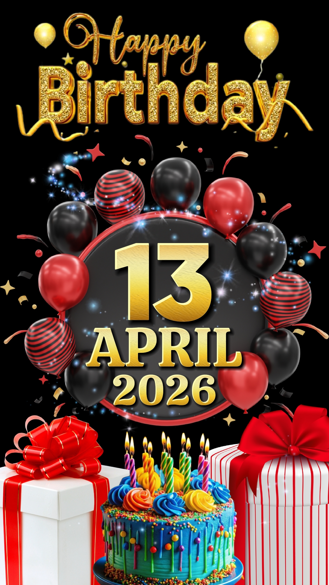 Selamat ulang tahun 13 April 2026