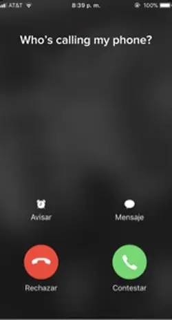 Who calling me