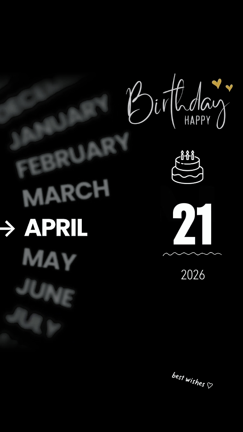 ANNIVERSAIRE LE 21 AVRIL 