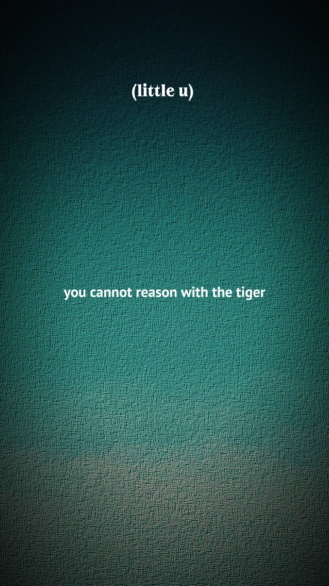with the tiger