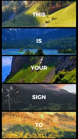 This is your sign to