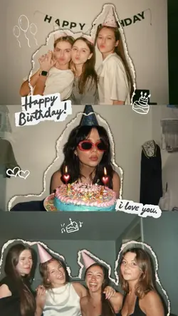 birthday collage
