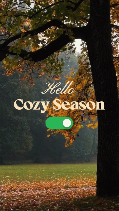 Hello Cozy Season 🍁✨