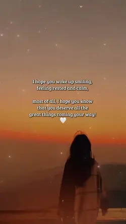 I hope you woke up