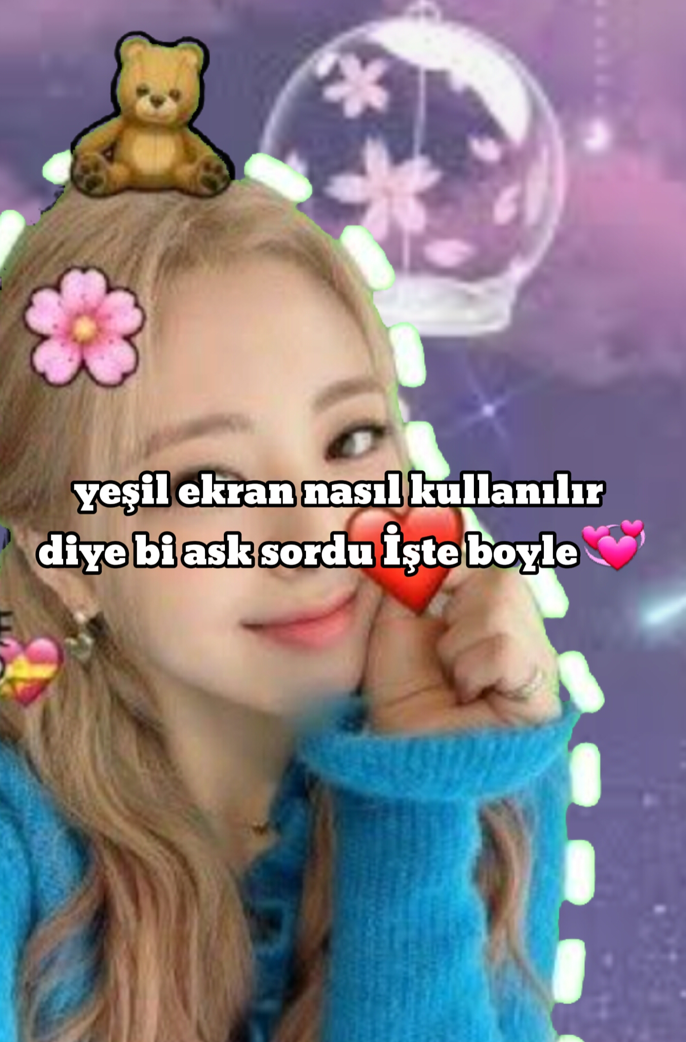 yeşil ekran kullanma