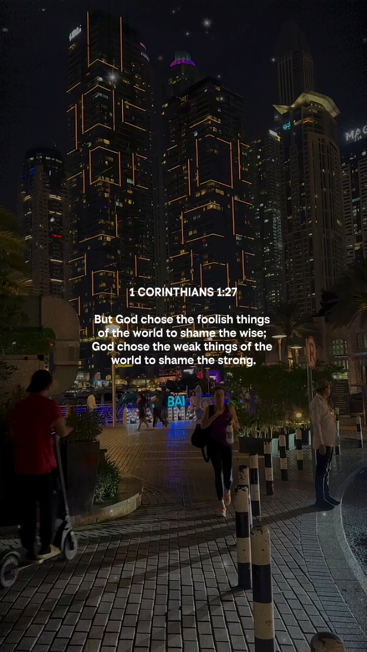 1 Coríntios 1: 27