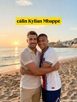 câlin Kylian Mbappé