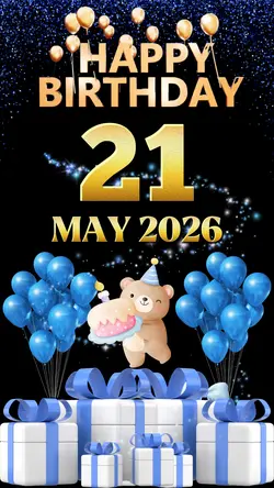Birthday 21 may 2026