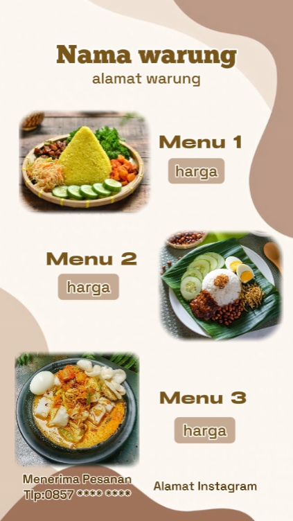 Menu makanan