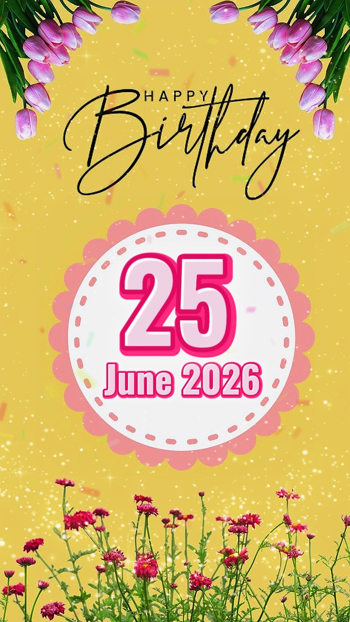 Ulang tahun 25 Juni 