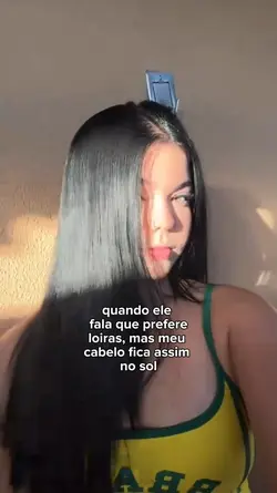 cabelo no sol