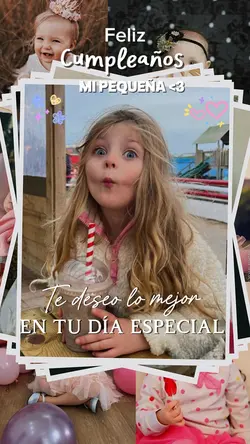 Feliz Cumple Pequeña