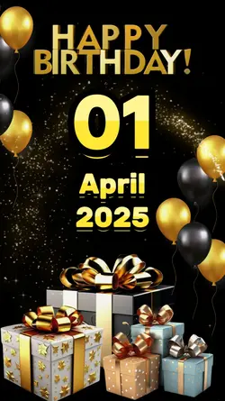 birthday 1 aprl 2025