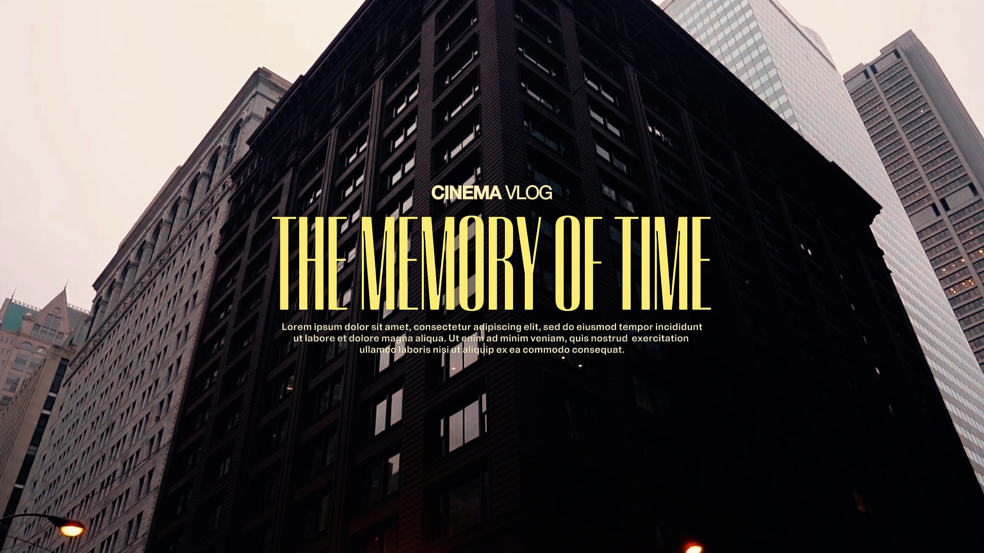 THE MEMORY OF TIME