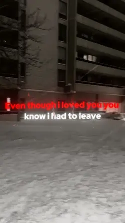 Had too leave