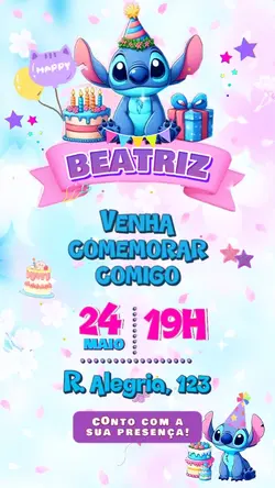 Convite Stitch