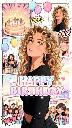 Birthday comic