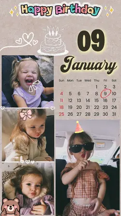 Birthday calender