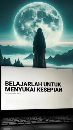 Belajar suka sepi