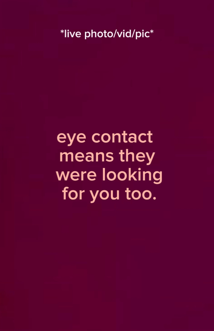 eye contact means th