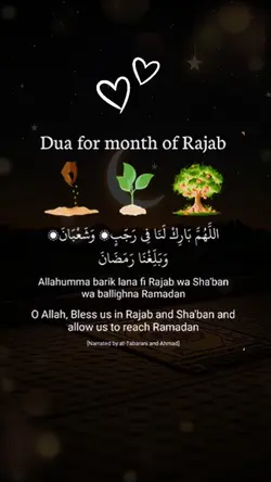 Dua for Rajab month 