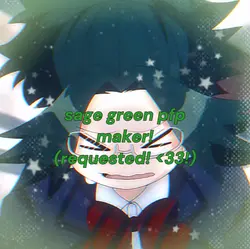 sage green pfp maker