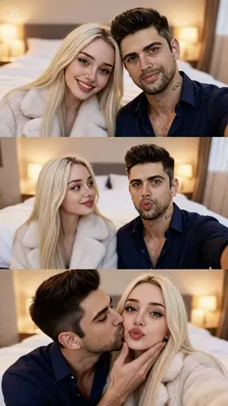 Couple photo collage