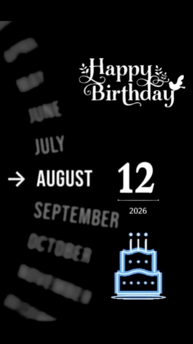 hbd 12 august