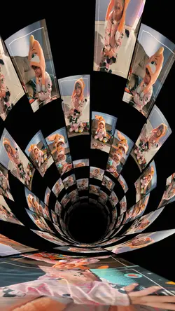 túnel de fotos 