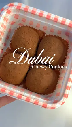 Dubai Chewy Cookies
