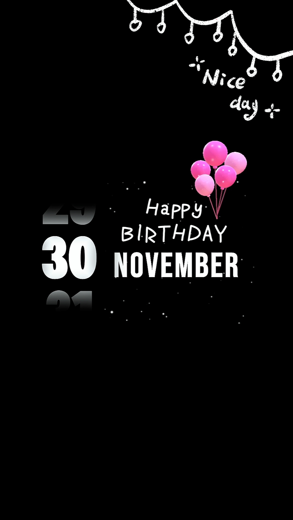 30 NOVEMBER BIRTHDAY