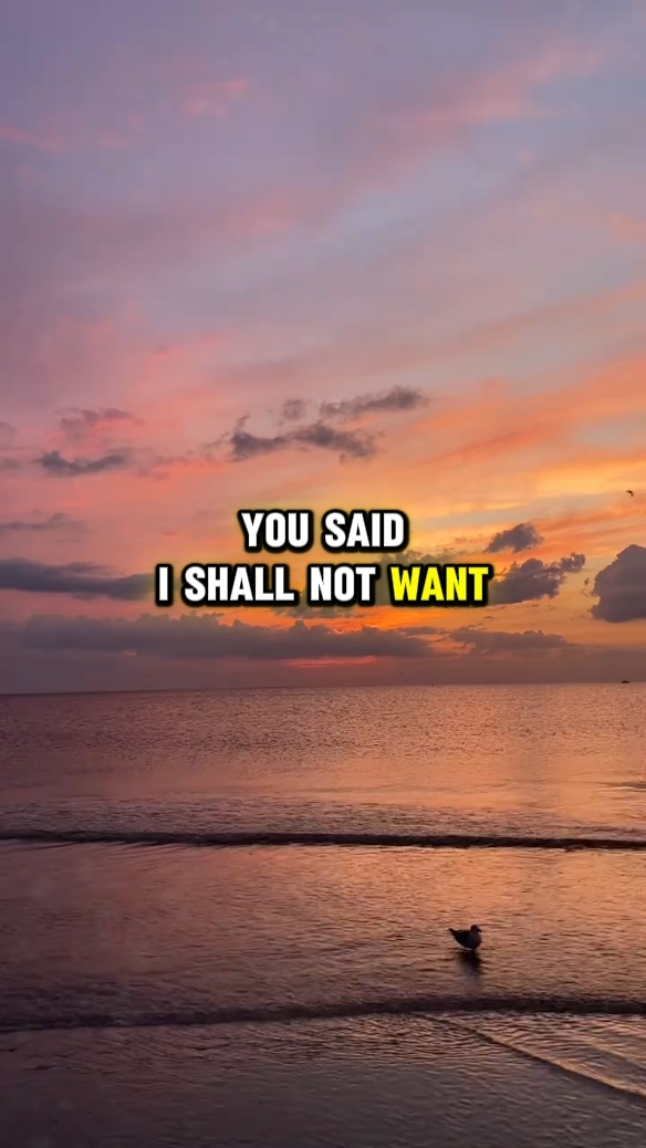 Because You said it