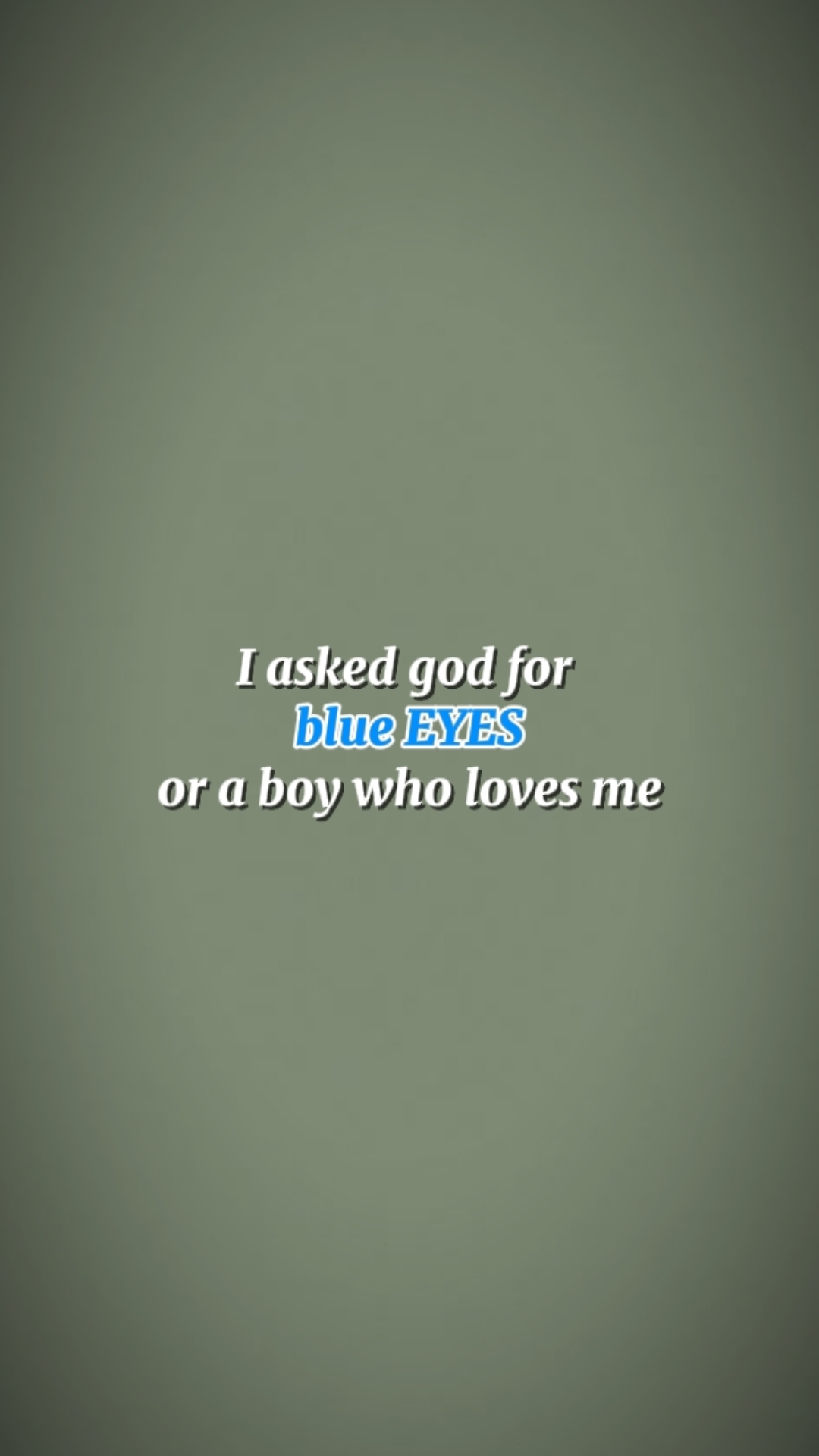 Yeux bleus