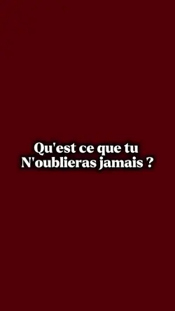 J’oublierai jamais ❤️
