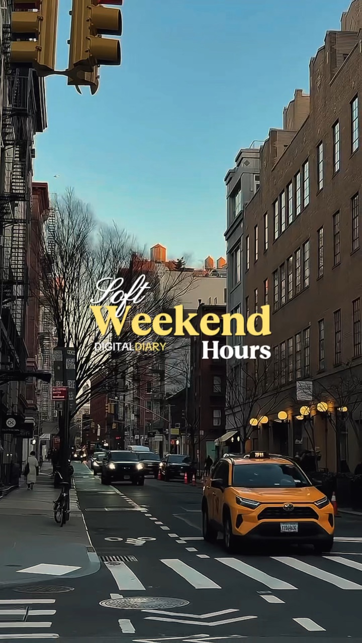 Douces heures du week-end