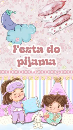 Convite Festa pijama