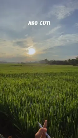 asik sekali aku cuti