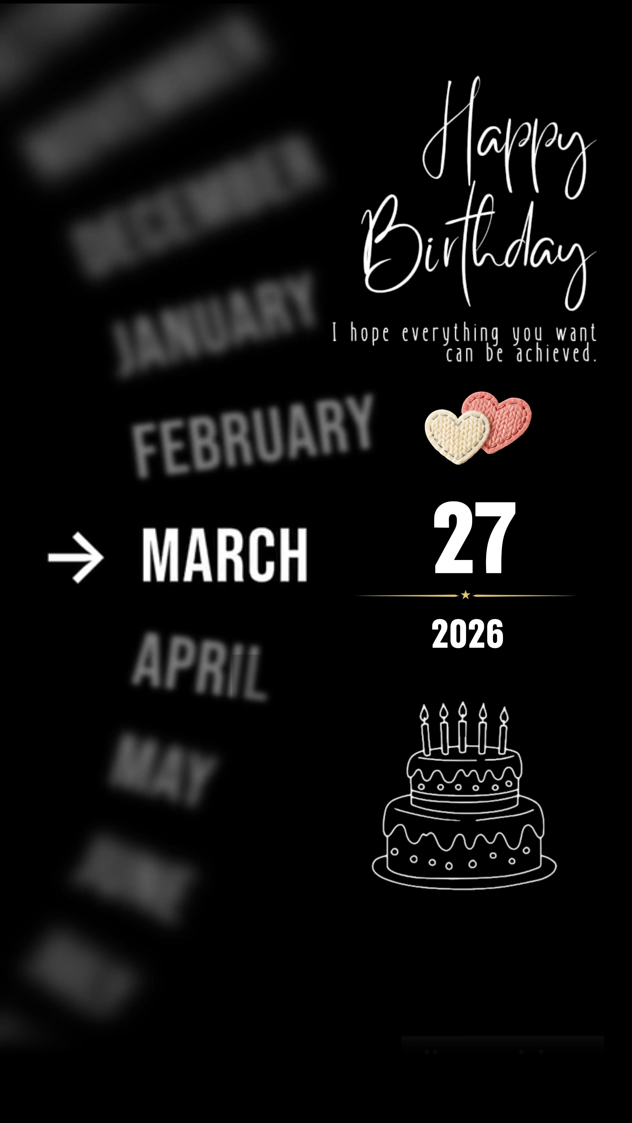 anniversaire le 27 mars