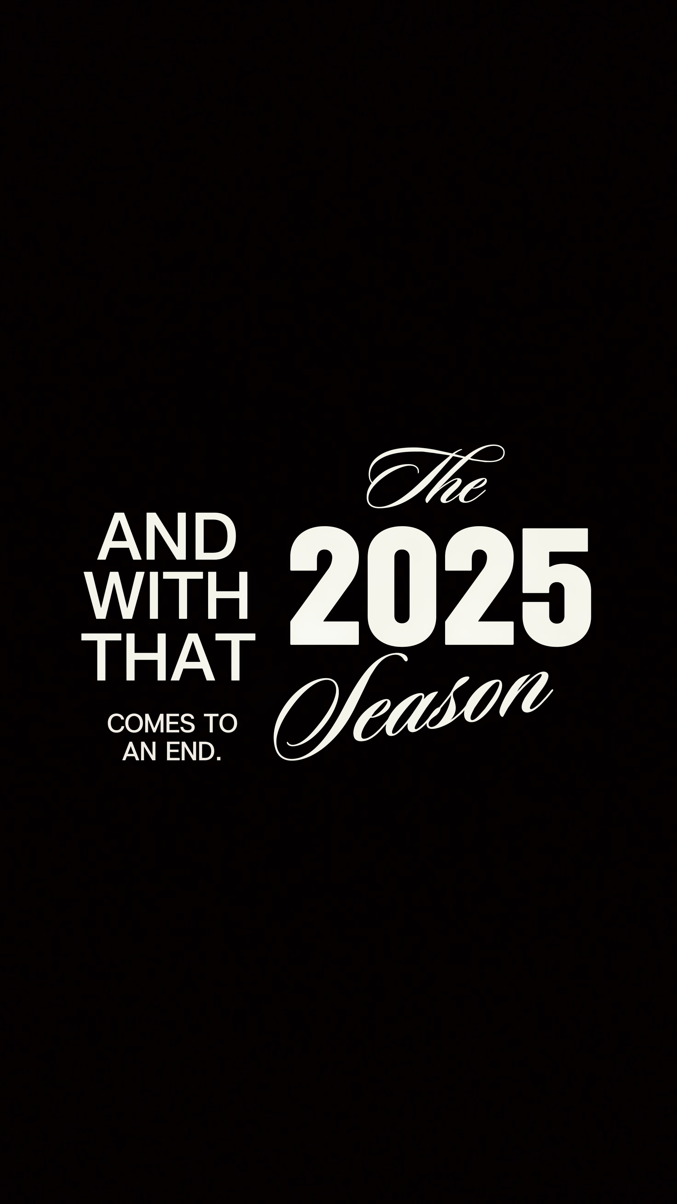 2025 Recap: Ordinary