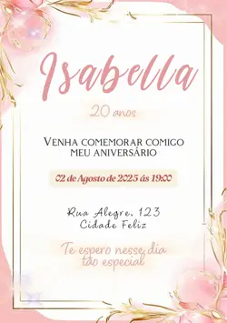 Convite Aniversário