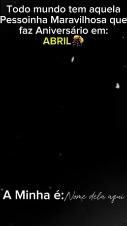 Aniversário em Abril