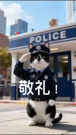 敬礼！