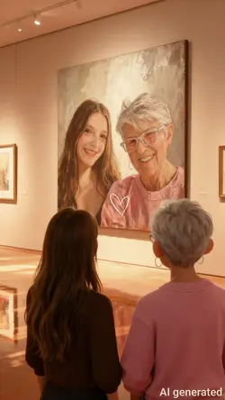 GRANDMA PAINTING