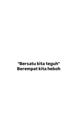 bersatu kita teguh