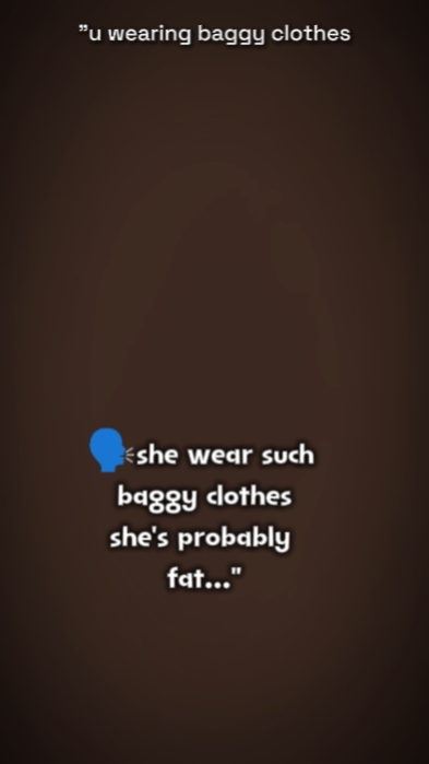 pakai baju baggy 